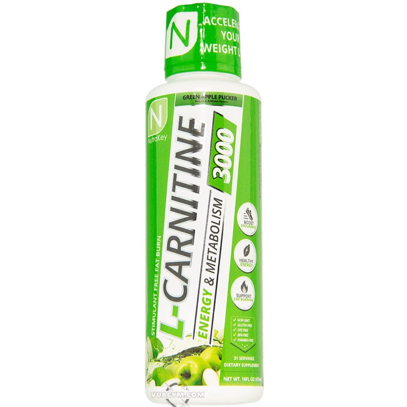 Nutrakey LCarnitine 3000 (16 oz) Vựa Gym