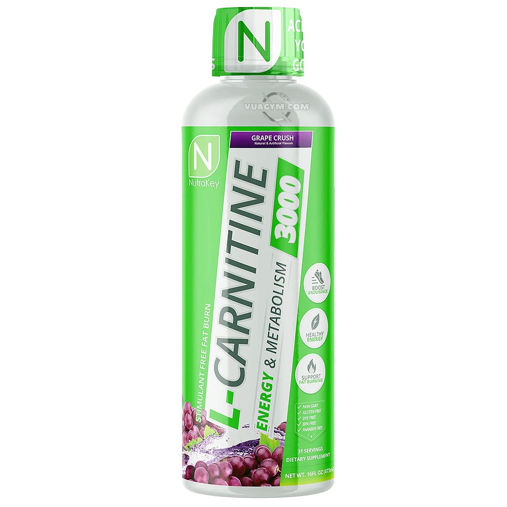 Nutrakey LCarnitine 3000 16 oz Giá Tốt Nhất Thị Trường