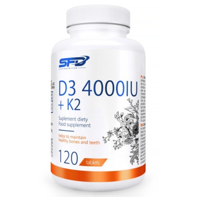 Ảnh sản phẩm SFD - Vitamin D3 4000IU + K2 (120 viên) - 1