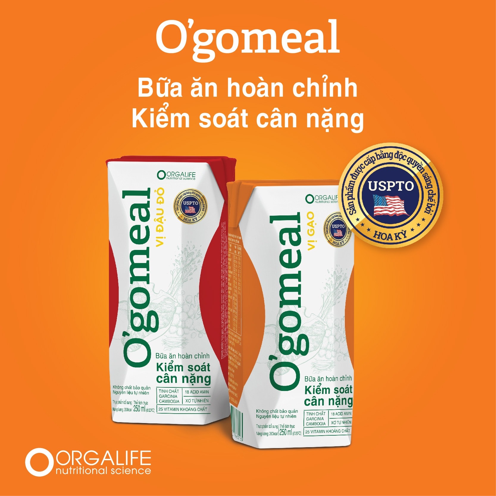 Orgalife - Thực phẩm dinh dưỡng O'gomeal (250ml) - 00d15f7d9172dea01f92c681f8eac182