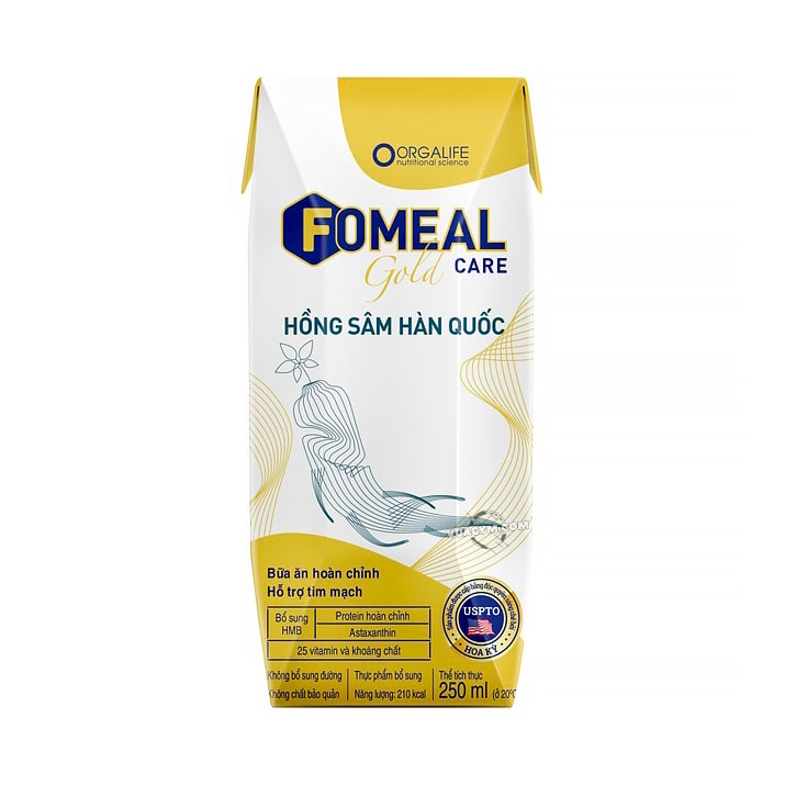 Ảnh sản phẩm Orgalife - Thực phẩm dinh dưỡng Fomeal Care Gold - Hồng Sâm Hàn Quốc (250ml)