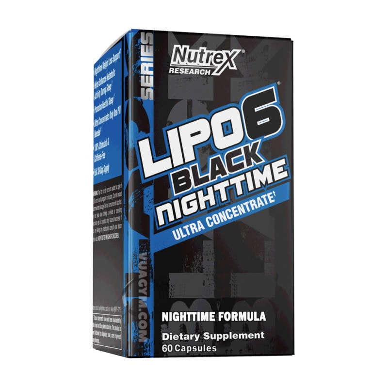 Ảnh sản phẩm Nutrex - Lipo-6 Black Nighttime UC (60 viên)