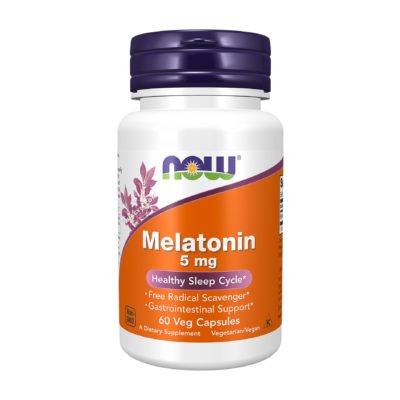 Ảnh sản phẩm NOW - Melatonin 5mg (60 viên) - 1