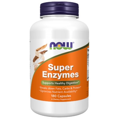 Ảnh sản phẩm NOW - Super Enzymes (180 Capsules) - 1