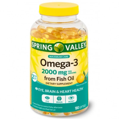 Ảnh sản phẩm Spring Valley - Maximum Care Omega-3 2000mg from Fish Oil (180 viên) - 1