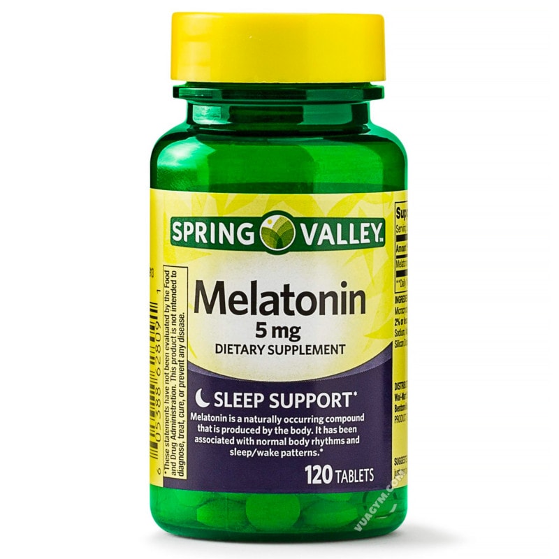 Ảnh sản phẩm Spring Valley - Melatonin 5mg (120 viên)