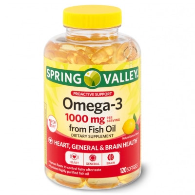 Ảnh sản phẩm Spring Valley - Omega-3 1000mg from Fish Oil (120 viên) - 1