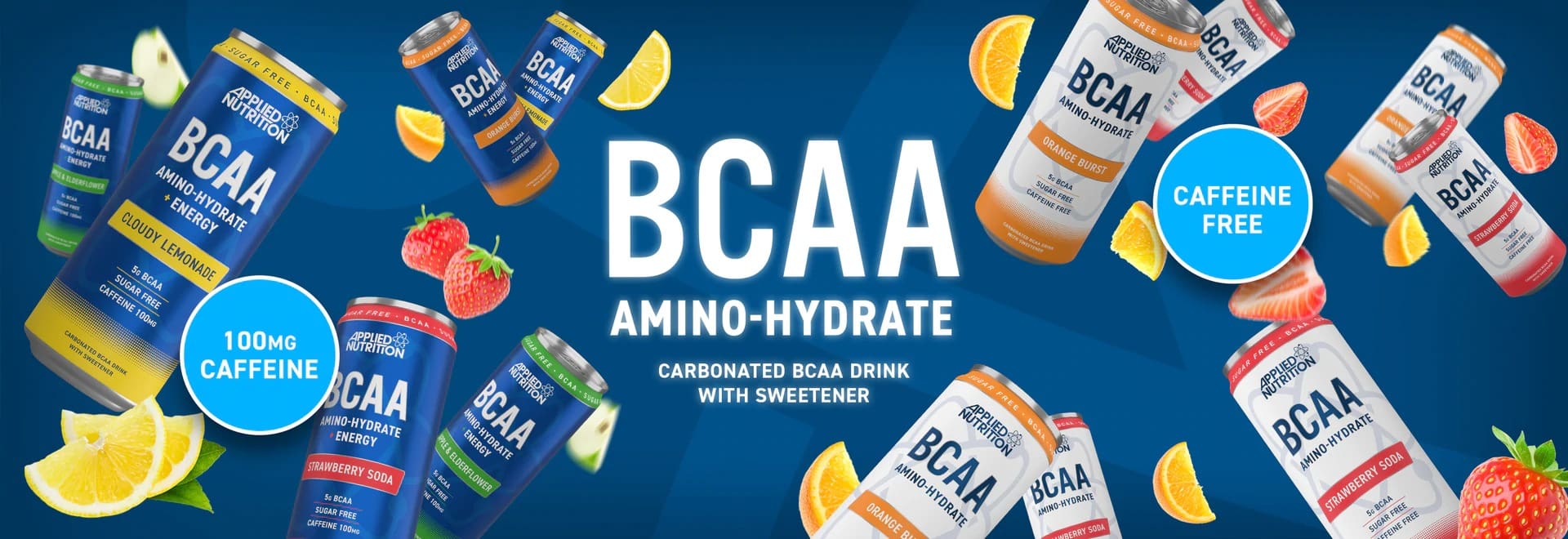 Applied Nutrition - BCAA Amino Hydrate + Energy Cans (330ml) - bcaa cans 330ml 1600x1286 1f1c