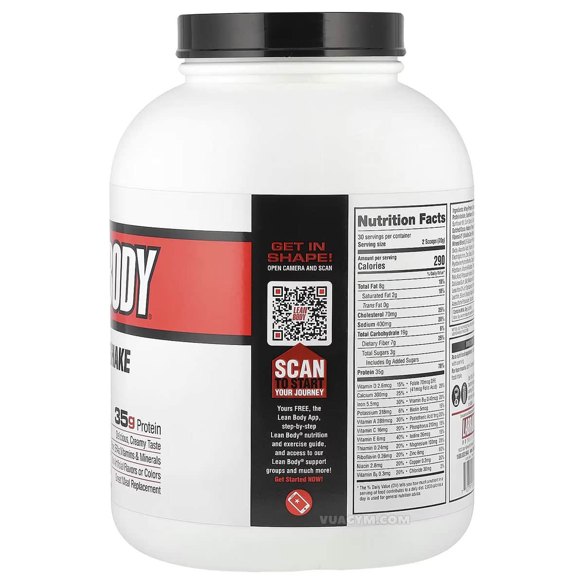 Labrada - Lean Body (Hũ 2.1 Kg) - labrada lean body hu 21 kg chocolate 3