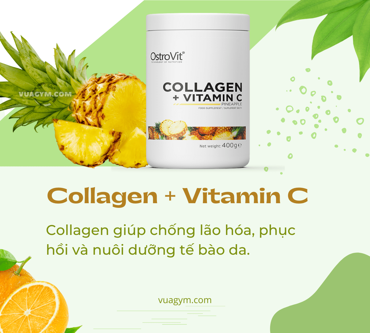 OstroVit - Collagen + Vitamin C (400g) - collagen ostrovit