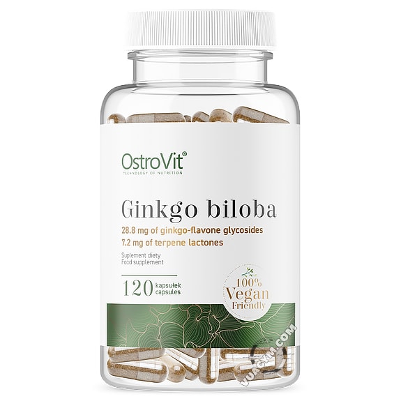 Ảnh sản phẩm OstroVit - Ginkgo Biloba VEGE (120 viên)