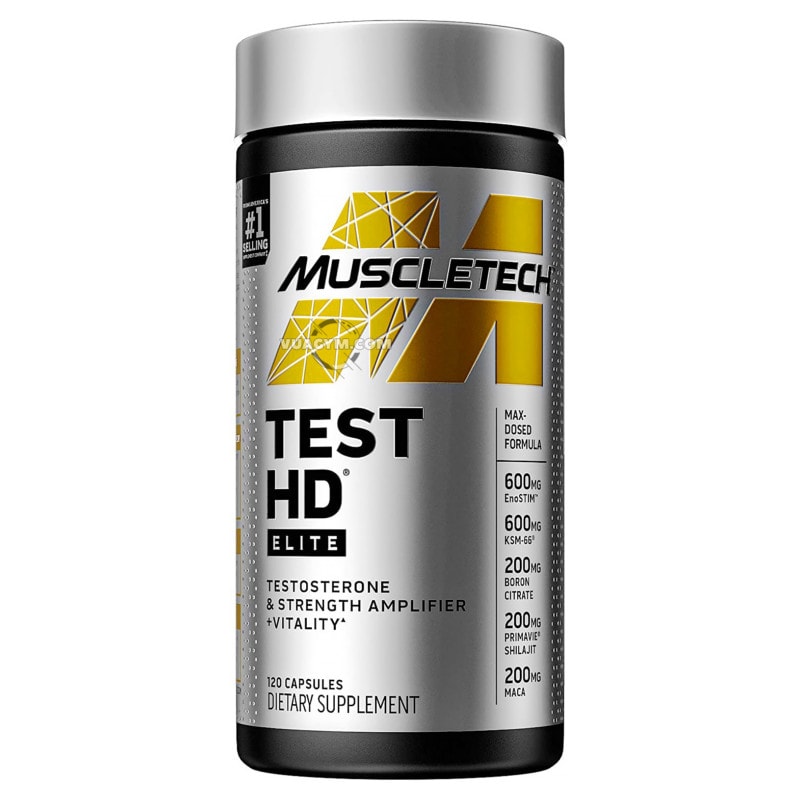 Ảnh sản phẩm MuscleTech - Test HD Elite (120 viên)