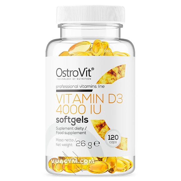 Ảnh sản phẩm OstroVit - Vitamin D3 4000IU (120 viên)