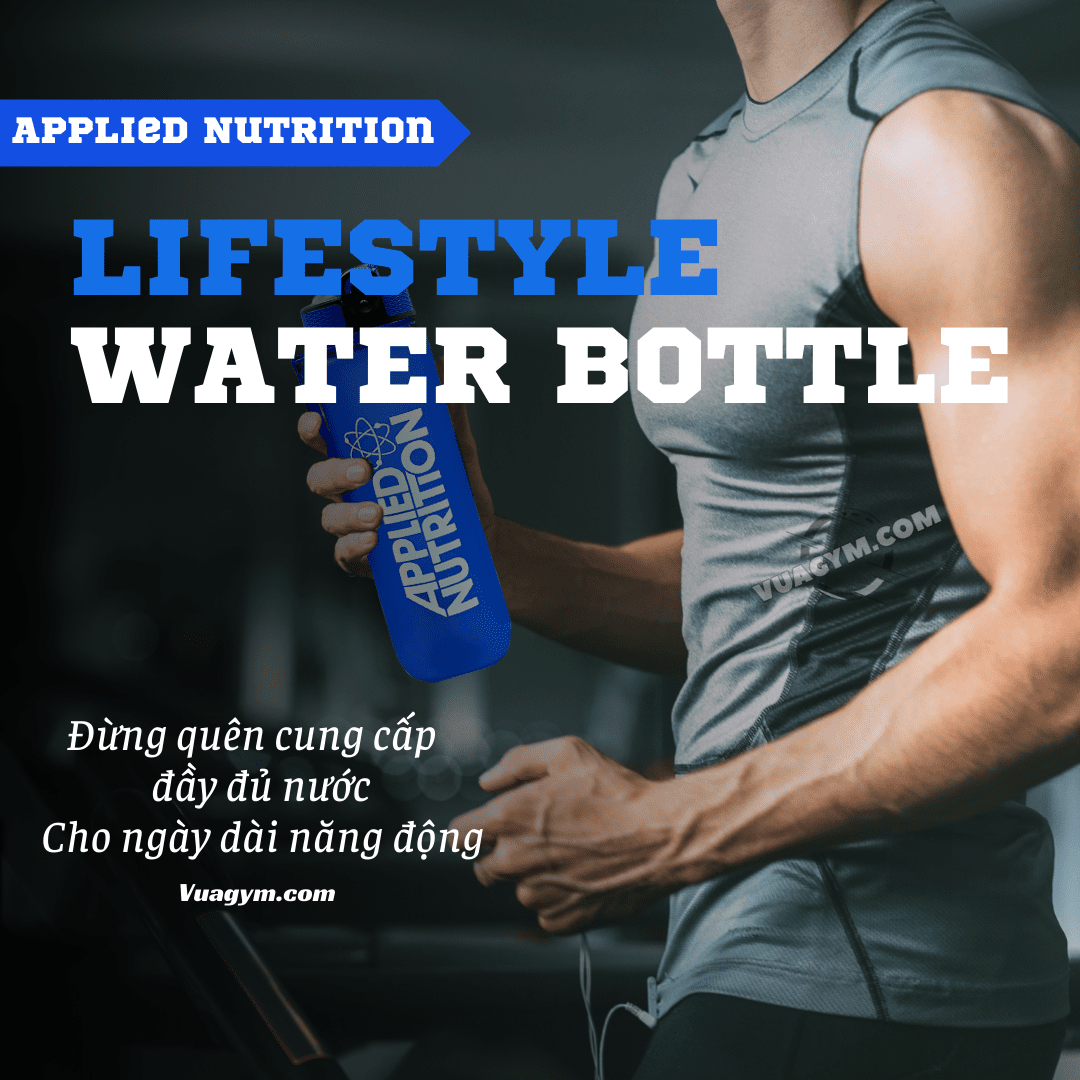 Applied Nutrition - Bình Nước Lifestyle Water Bottle Chính Hãng (1000ml) - water bott