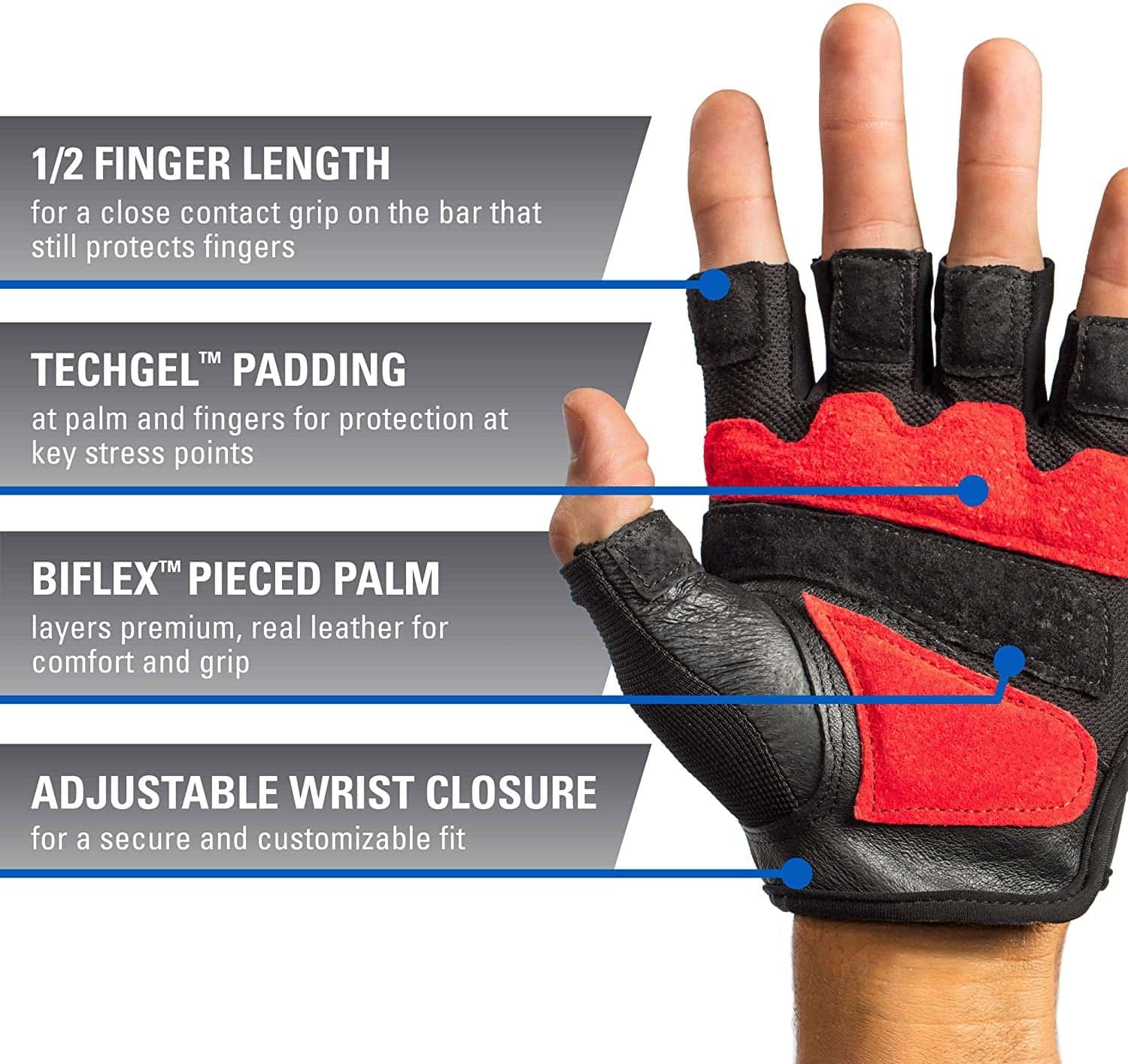 Harbinger - Men's FlexFit Gloves (1 cặp) - 91jwpec5d l ac sl1500 1