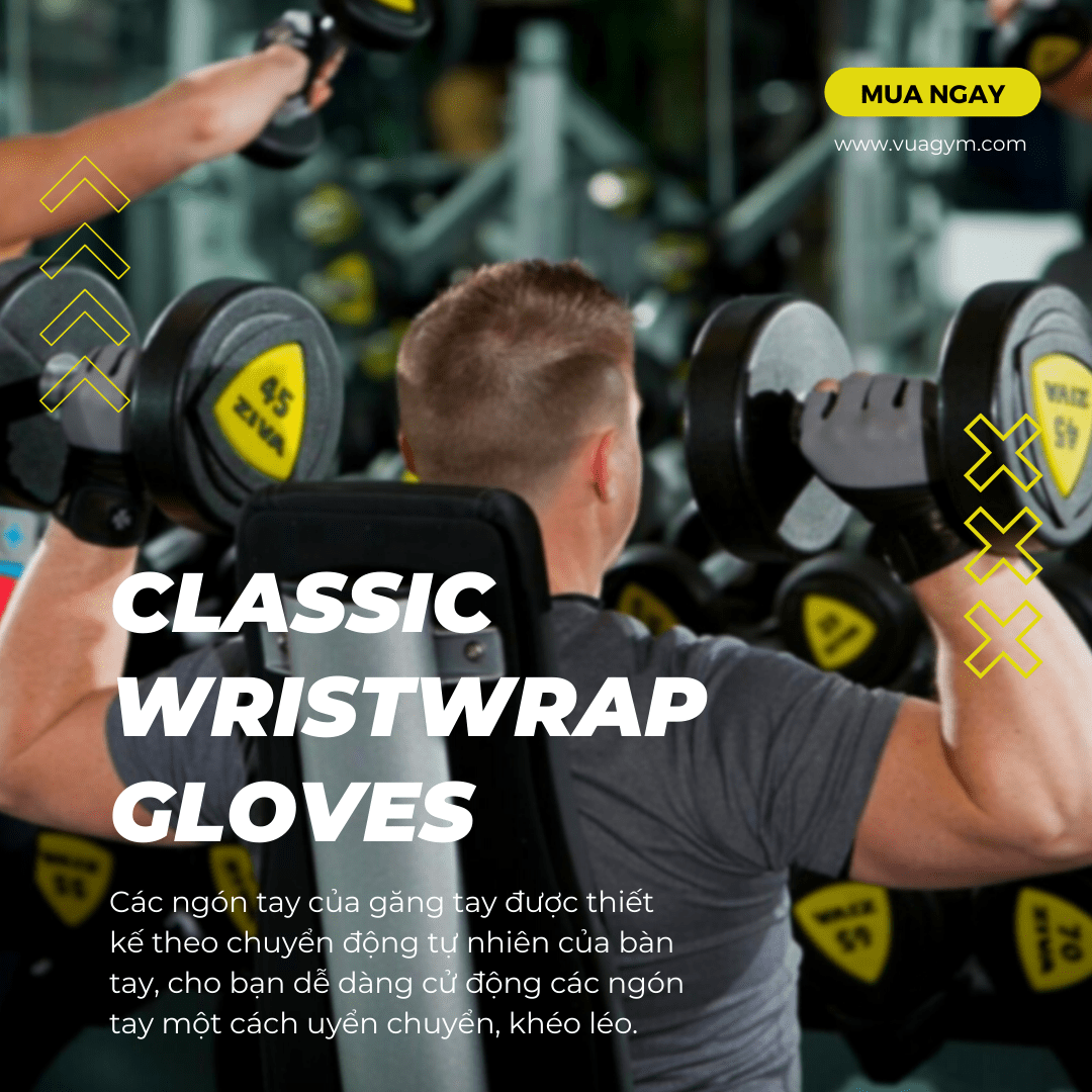 Harbinger - Classic WristWrap Gloves (1 cặp) - classic gloves