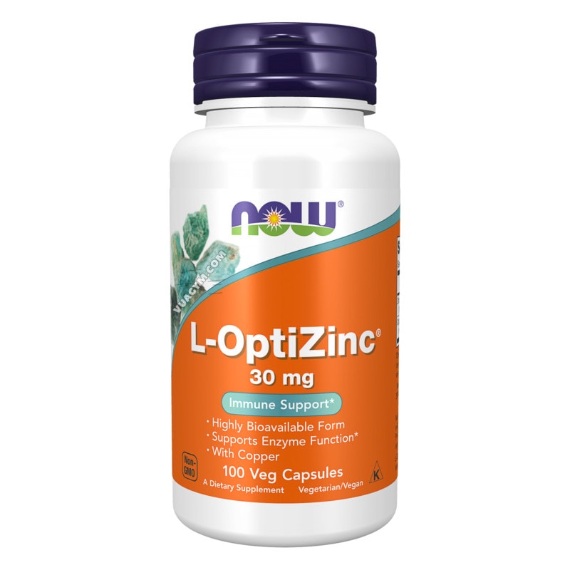 Ảnh sản phẩm NOW - L-OptiZinc 30 mg (100 viên)