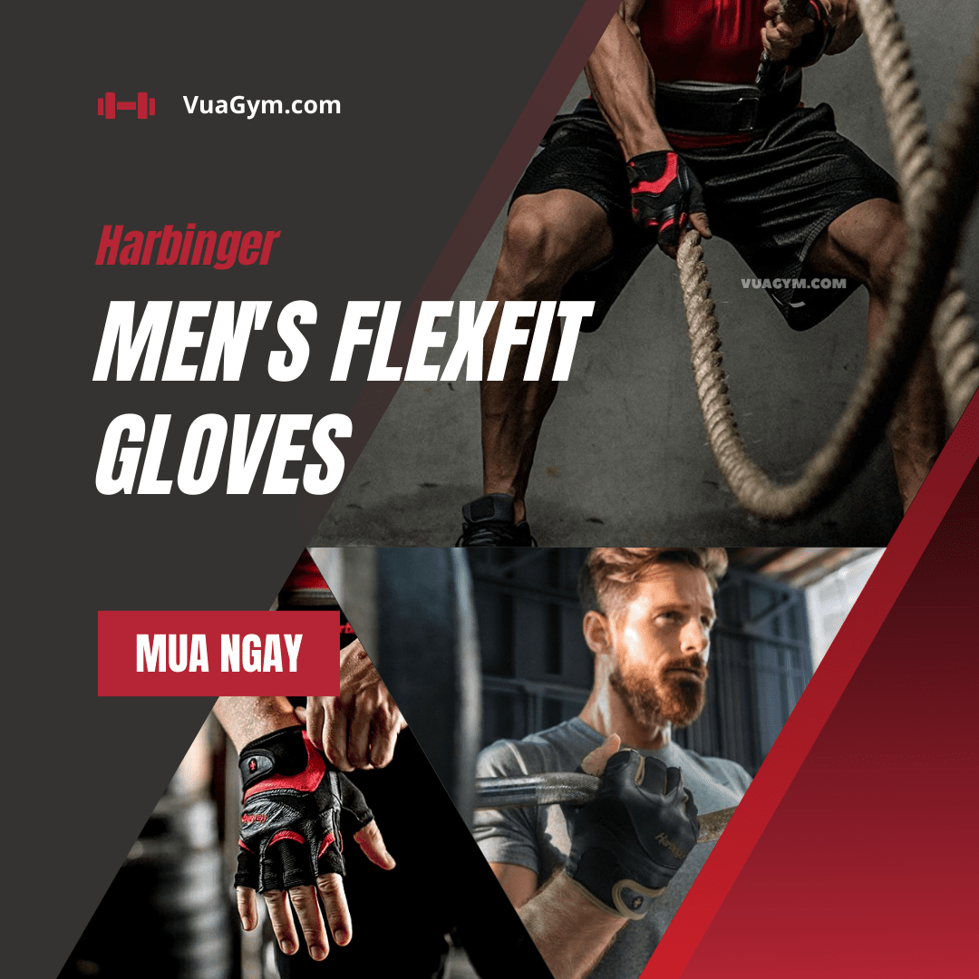 Harbinger - Men's FlexFit Gloves (1 cặp) - men flexfit 1