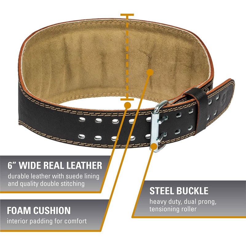 Ảnh sản phẩm Harbinger - 6" Padded Leather Belt - 2