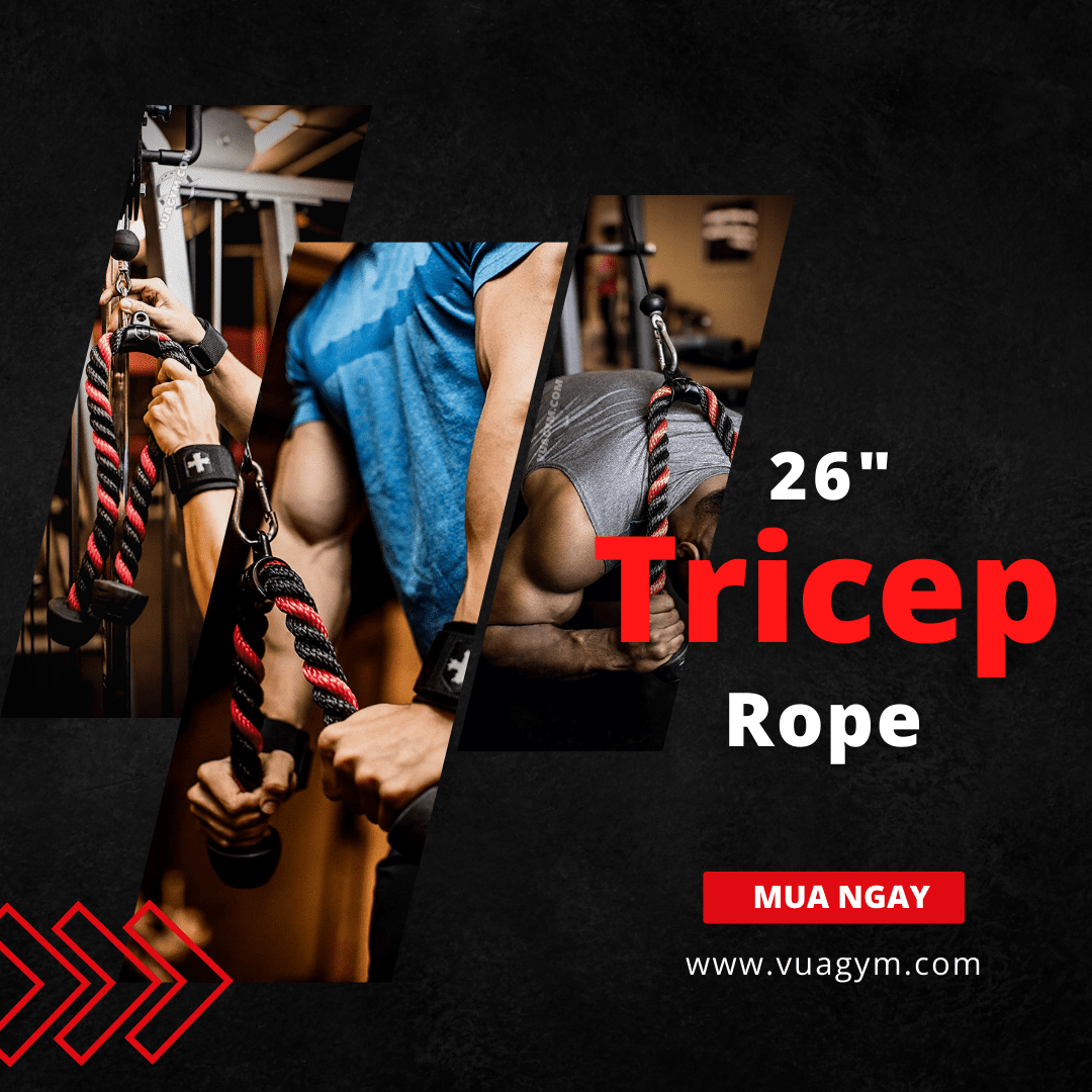 Harbinger - 26" Tricep Rope (1 dây) - tricep rope