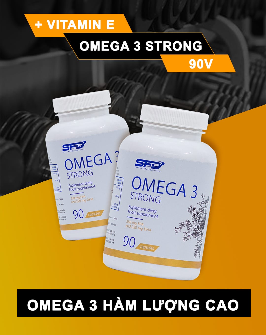 SFD - Omega 3 Strong (90 viên) - omega 3 1