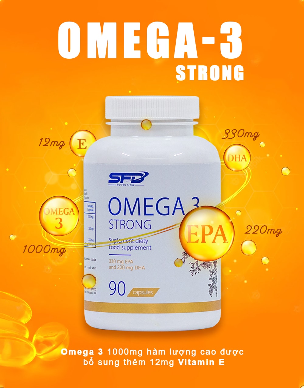 SFD - Omega 3 Strong (90 viên) - omega 3 3