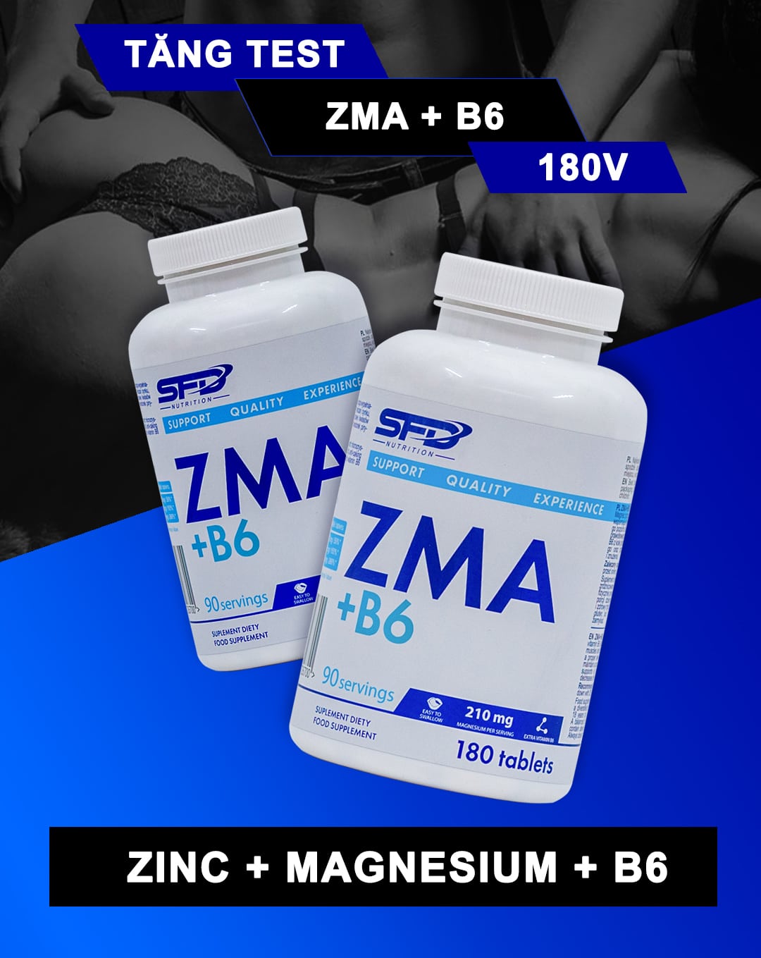 SFD - ZMA + B6 (180 viên) - zma 1