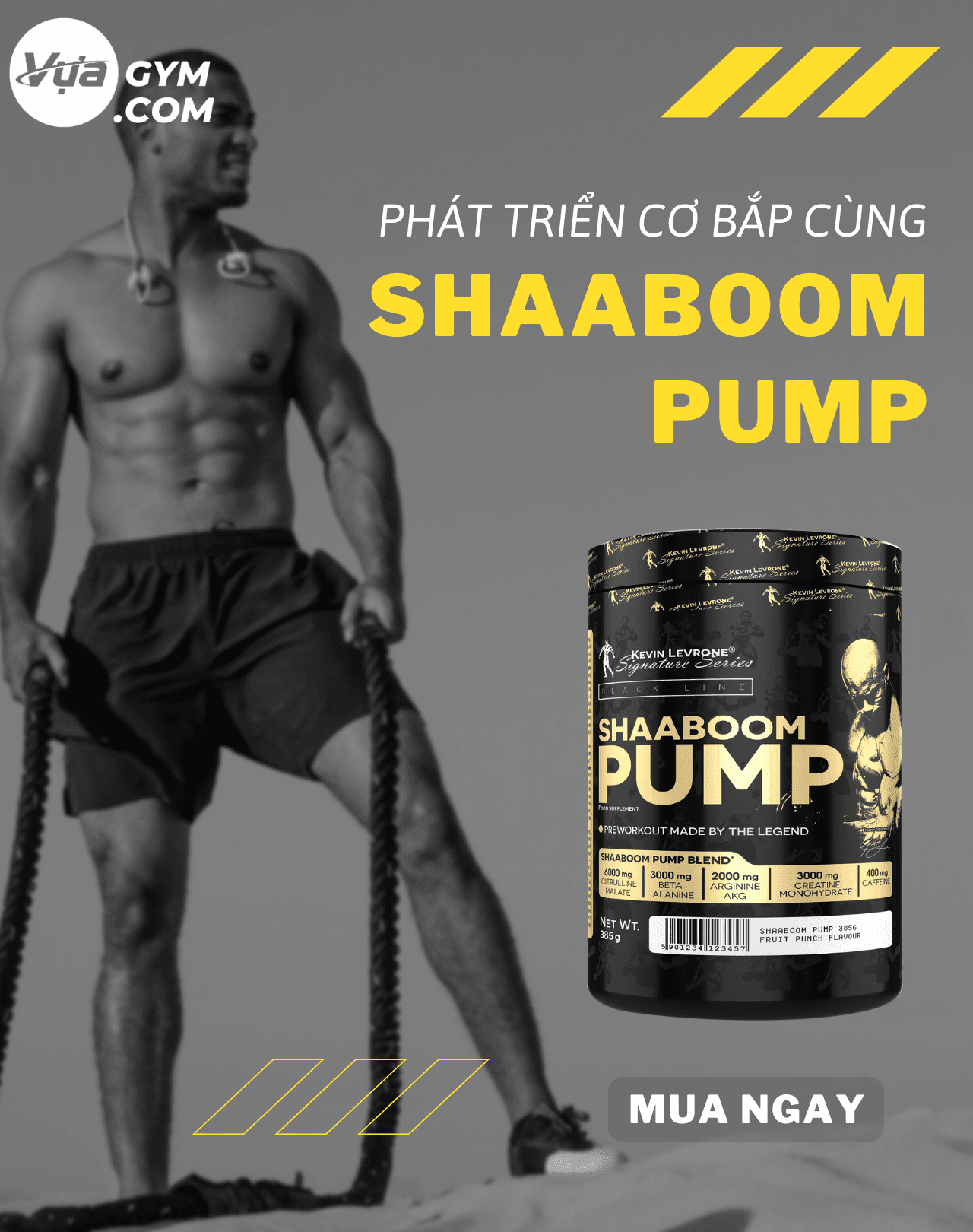 Kevin Levrone - Shaaboom Pump (44 lần dùng) - levrone shaaboom pump