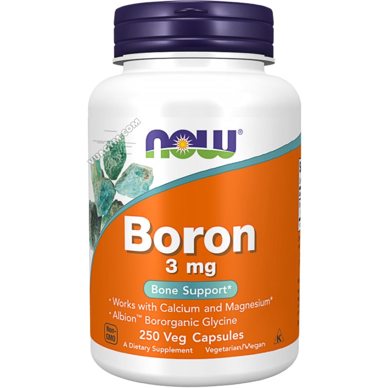 Ảnh sản phẩm NOW - Boron 3 mg (250 viên)