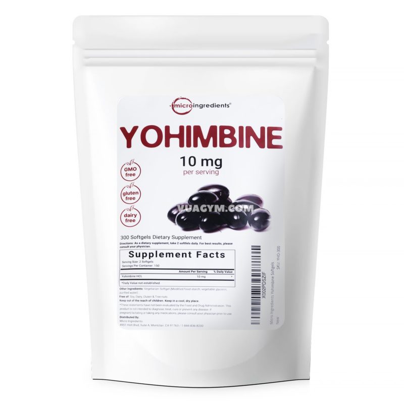 Ảnh sản phẩm Micro Ingredients - Yohimbine 10mg (300 viên)
