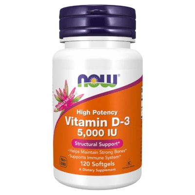 Ảnh sản phẩm NOW - Vitamin D-3 5,000 IU (120 viên) - 1