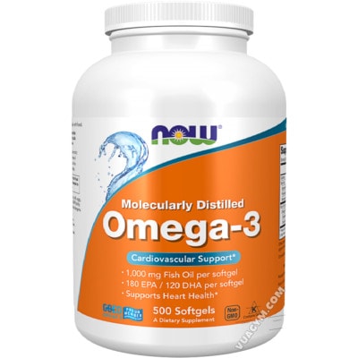 Ảnh sản phẩm NOW - Omega-3 (500 viên) - 1