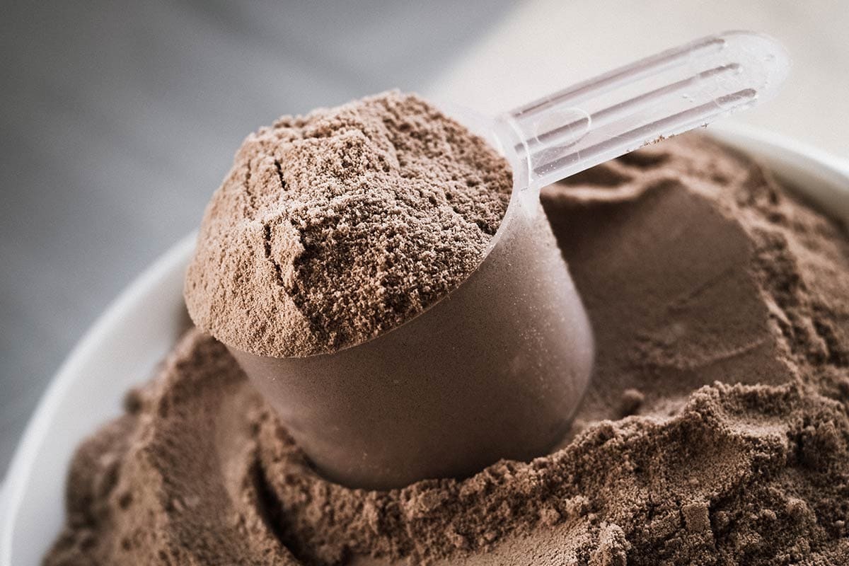 Muỗng lớn (Whey, Mass,...) - scoop chocolate flavor protein p