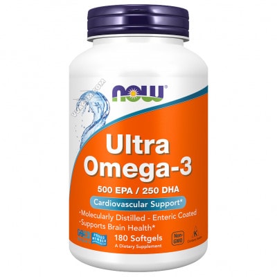 Ảnh sản phẩm NOW - Ultra Omega-3 (180 viên) - 1