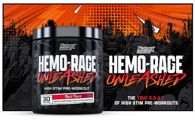 Nutrex - Hemo-rage Unleashed (30 lần dùng) - Vựa Gym