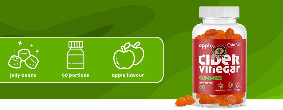 OstroVit - Apple Cider Vinegar Gummies (60 viên) - 26319