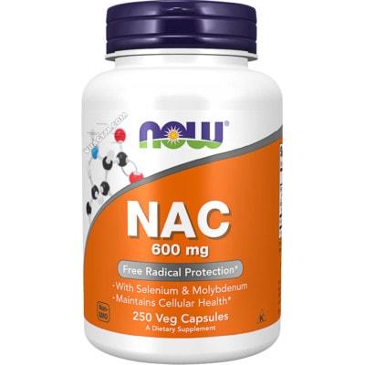 Ảnh sản phẩm NOW - NAC 600 mg (250 viên) - 1