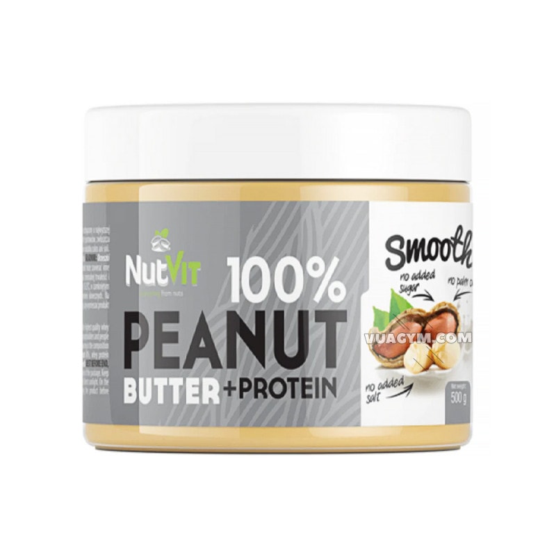 Ảnh sản phẩm Ostrovit - NutVit 100% Peanut Butter + Protein (500g)