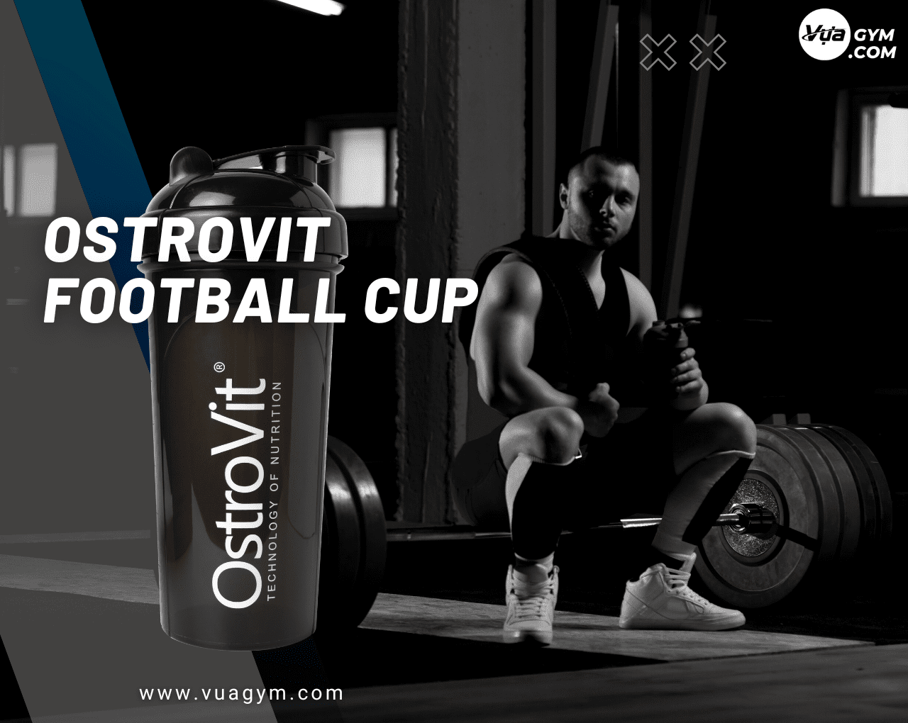 Bình Lắc Ostrovit Football Cup (700ml) - ostrovit fooball