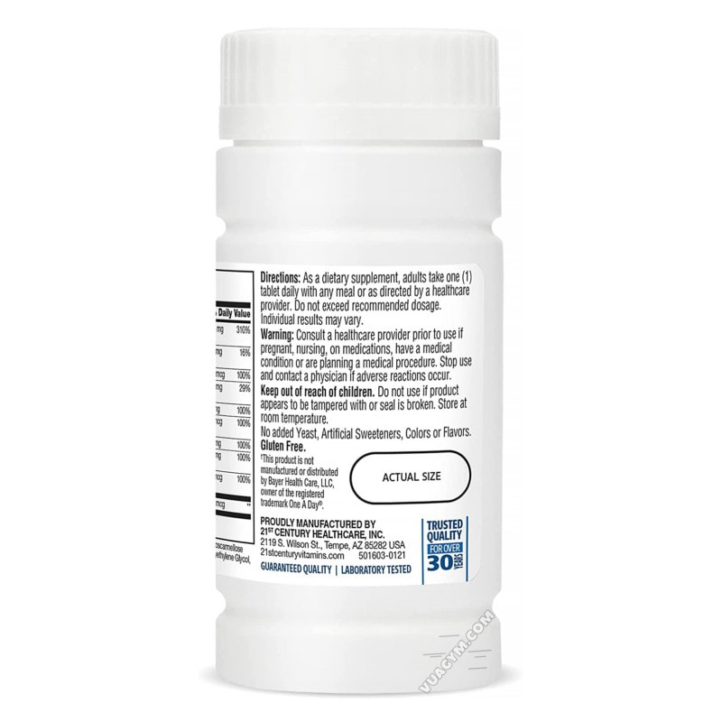 Ảnh sản phẩm 21st Century - One Daily Men's Health (100 viên) - 2