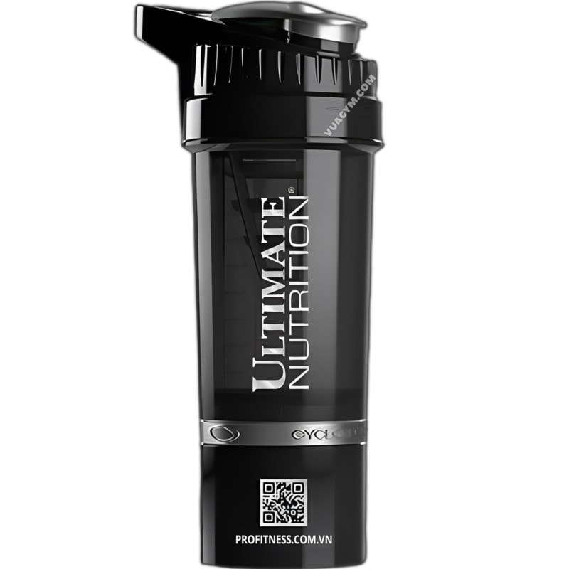 Ảnh sản phẩm Bình lắc Profitness - Ultimate Nutrition (Có ngăn phụ) (600ml)