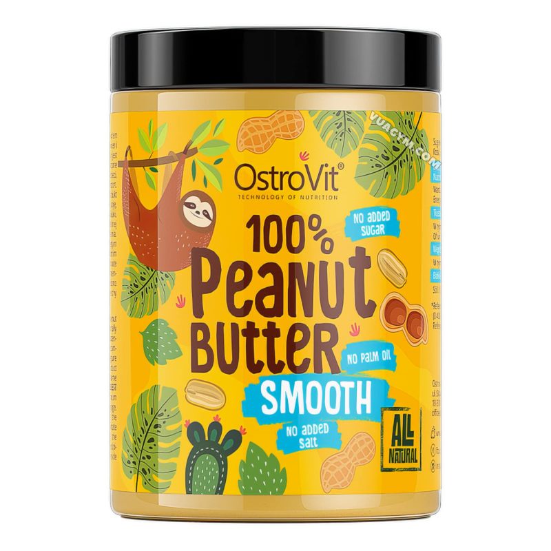 Ảnh sản phẩm OstroVit - Peanut Butter 100% Smooth (1KG)