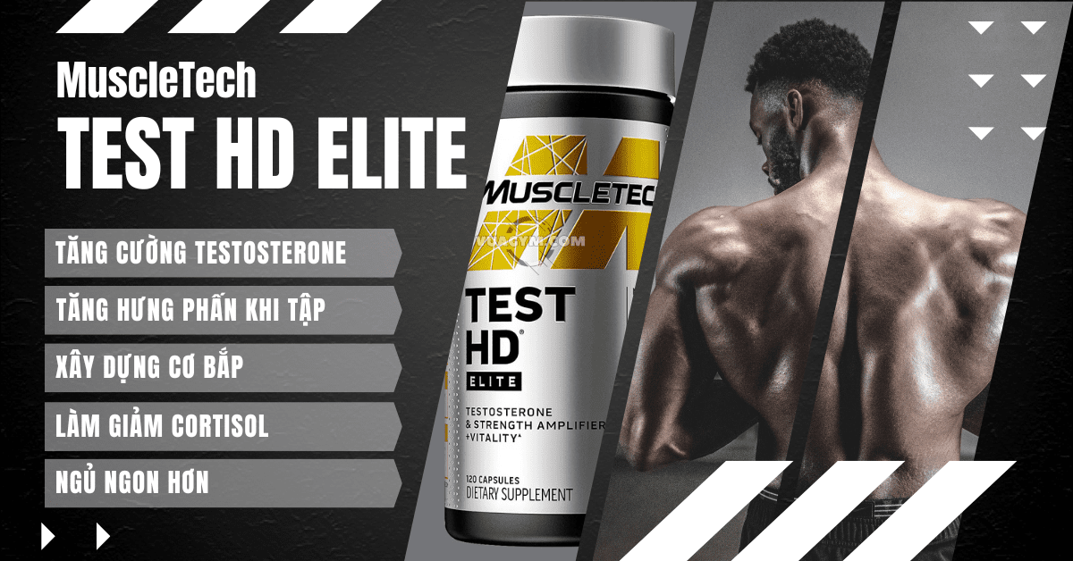 MuscleTech - Test HD Elite (120 viên) - test hd eite vuagym