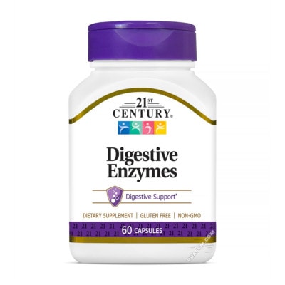 Ảnh sản phẩm 21st Century - Digestive Enzymes (60 viên) - 1