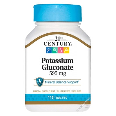 Ảnh sản phẩm 21st Century - Potassium Gluconate 595mg (110 viên) - 1