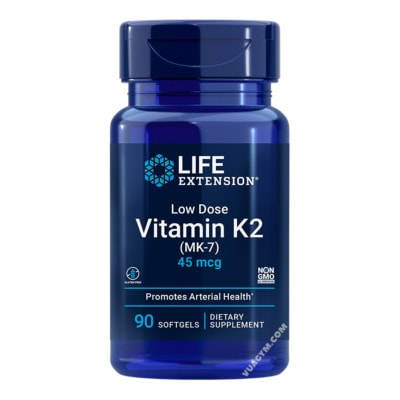 Ảnh sản phẩm Life Extension - Low Dose Vitamin K2 (MK-7) 45 mcg (90 viên) - 1
