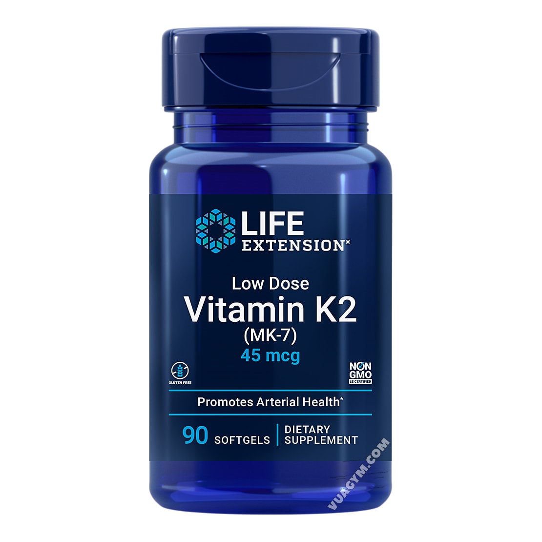 Life Extension Low Dose Vitamin K2 MK7 45mcg 90 viên