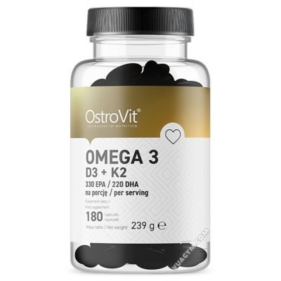 Ảnh sản phẩm OstroVit - Omega 3 D3+K2 (180 viên) - 1