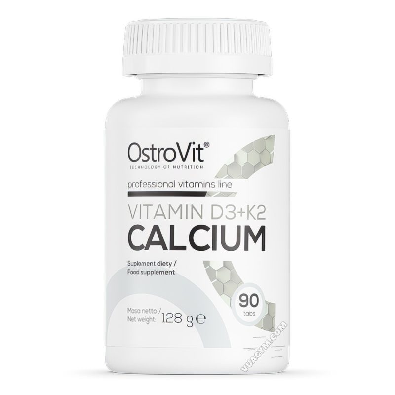 Ảnh sản phẩm OstroVit - Vitamin D3 + K2 + Calcium (90 viên)