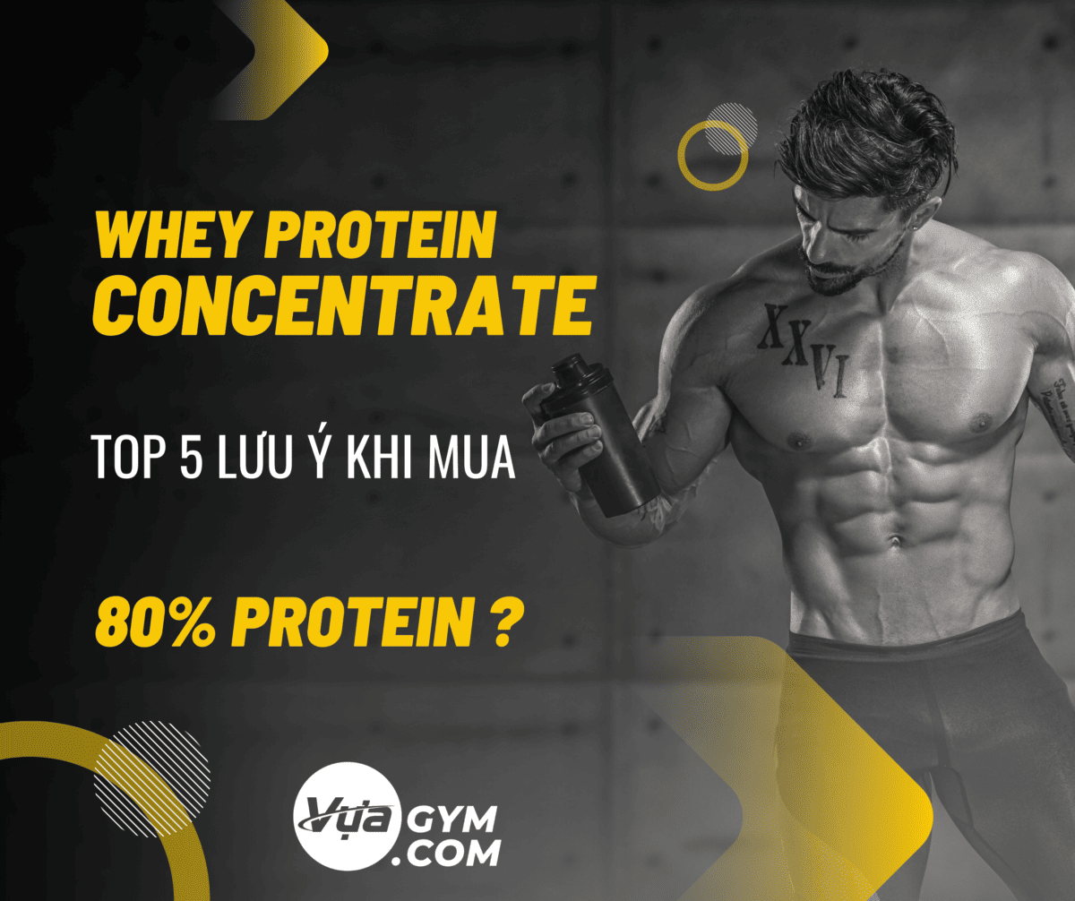 Whey Protein Concentrate: Loại Whey Protein nào tốt nhất cho sức khỏe? Top 5 điều gymer cần phải lưu ý khi lựa chọn sản phẩm